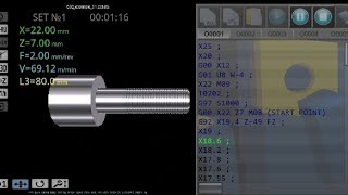 g92 threading cycle example tamil g92 cnc code turning cnc g92 code [upl. by Ahseya]