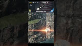 UGM133 Trident Missile After buff modernwarshipsgameplay [upl. by Lepley]