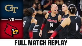 Georgia Tech vs Louisville Full Match Replay  2024 ACC Volleyball [upl. by Maggie]