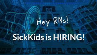 Apply to join the SickKids nursing team [upl. by Pahl]