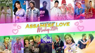 Assamese Romantic Mashup 2024  DJ CNA । Best of Romantic Assamese Song 2024 । Assamese Mashup 2024 [upl. by Armelda]