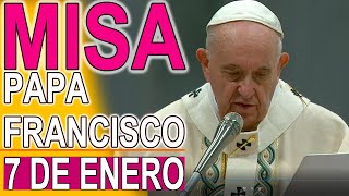 Misa de hoy Papa Francisco Bautismo del Señor 7 Enero 2024 [upl. by Pentheas512]