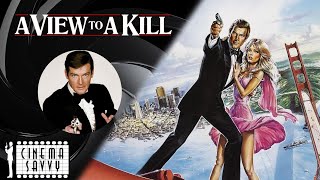 A VIEW TO A KILL 1985 REVIEW  JAMES BOND RETROSPECTIVE  Cinema Savvy [upl. by Obeded]