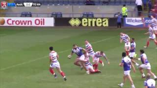 Résumé Rochdale v TO XIII  Round 8 Championship  02042017 [upl. by Llertnom]