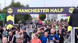 Manchester Half Marathon Grey Wave 13 October 2024 an amazing sight… [upl. by Hanahsuar780]