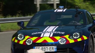 Nouvelle Alpine A 110  brigade rapide gendarmerie 64 [upl. by Fugere]