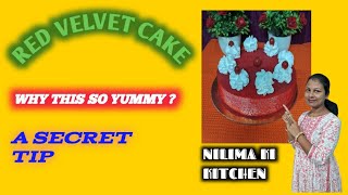 HOW TO MAKE SPECIAL RED VELVET CAKE WITH CREEM CHEESE FROSTING A SECRET INGREDIENT AND TIP❤️🤔 [upl. by Bianka]