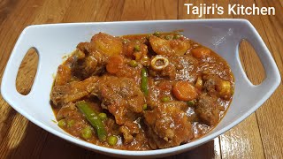 MCHUZI WA NYAMA YA KUKAANGA JINSI YA KUPIKA ROSTI YA NYAMA  MUTTON CURRY RECIPE [upl. by Ellemac]