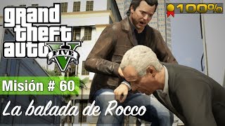 Grand Theft Auto 5 Misión 60  La balada de Rocco Medalla de Oro  100 [upl. by Anilave]