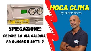 Caldaia Beretta intasata di calcare fa rumore e botte sulla parte alta [upl. by Llevrac335]