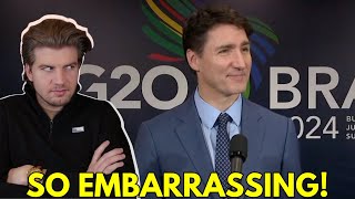 Trudeau Makes A FOOL Of Himself At The G20 [upl. by Areip]