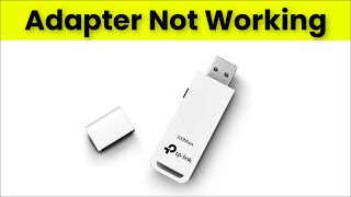 TPLink WN821N WiFi Adapter Not Working Or Detecting Networks [upl. by Anauq]