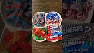 🌈Filling a platter with Sweets❤️🤍💙ASMROddlysatisfyingasmrsweetshortscandy [upl. by Euqinamod945]