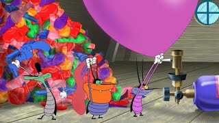 Oggy and the Cockroaches  The balloon house S04E07 BEST CARTOON COLLECTION  New Episodes in HD [upl. by Anaiad]