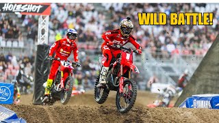 DEAN WILSON ROUND 2 AUSTRALIA SUPERCROSS  CHAOTIC BATTLE [upl. by Yniar]