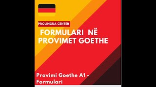 Provimi A1 Goethe  Formulari [upl. by Annoda98]