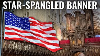 🎵 The US National Anthem played on UKs most EPIC Cathedral Organ  Gloucester Cathedral [upl. by Sirtimed500]