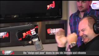 Jérémy chante KeenV avec un quotdoigt qui puequot sous voire dans le nez CauetNRJ [upl. by Rothschild]