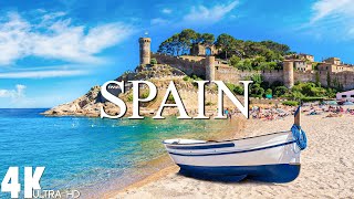 12 HOURS DRONE FILMquot SPAIN in 4K quot Relaxation Film 4K  beautiful places in the world 4k [upl. by Llenna]