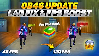 Bluestacks Free Fire Lag fix  Get 200 FPS After Update  Bluestack 5 Lag fix After OB46 Update [upl. by Ylecara]