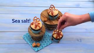 Chocolate Cupcakes with Caramel Frosting [upl. by Abehs]