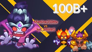 MAX Banshee Vs Meteor Mino Rush Royale [upl. by Tonry50]