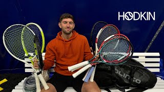 What’s in my tennis bag Tennis equipment review [upl. by Harima]