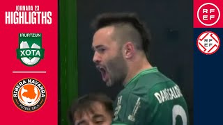 Resumen PrimeraDivisiónFS  CA Osasuna Magna 52 ATP Iluminación Tudelano RN  Jornada 23 [upl. by Ahsinyar611]