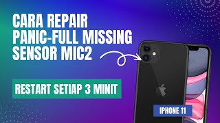 Cara repair PanicFull Missing Sensors Mic2 iPhone 11 [upl. by Alilahk]