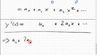 15B4 Potenzreihenansatz für Differentialgleichung [upl. by Ecinnaj781]