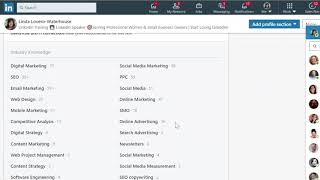 How to add Skills on your LinkedIn Profile [upl. by Maurili148]