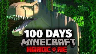 I Survived 100 Days Hardcore Minecraft in Jurassic Park and this is What Happened [upl. by Emlyn]