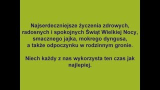 tradycyjne zyczenia wielkanocne 2016 [upl. by Asaph474]