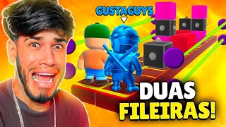 DESAFIO DAS DUAS FILEIRAS NO STUMBLE GUYS CONTRA INFLUENCIADOR [upl. by Ennaeirrac]