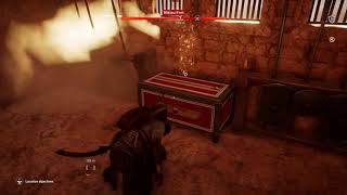 Loot treasure location Nikiou Fort AC origins [upl. by Mckee]