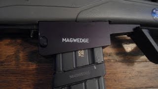 SKS G9 Magwedge magazine adapter first try and shooting rapid fire [upl. by Bayer]