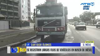 Se registran largas filas en el surtidor Los Alamos en Cochabamba [upl. by Evers]