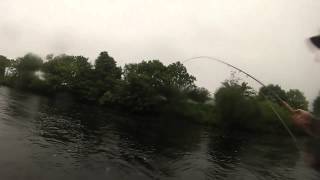 Salmon Fishing River Finn Cloghan Lodge Co Donegal July 2013 [upl. by Cindelyn]