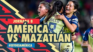 🔴 EN VIVO Femenil  América Vs Mazatlán  Jornada 8  CL22 [upl. by Atteuqaj]