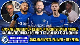 CHELSEA UPDATE KARIM BENZEMA POSSIBLE JOIN ON LOAN BIG LEVER TO BRINGING JOSE MORINHO BACK 😍 [upl. by Pompea]