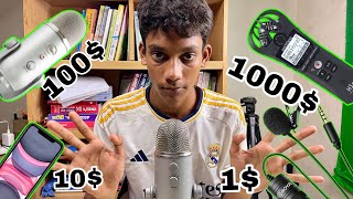 ASMR 1 microphone vs 1000 microphone which sound better for you [upl. by Alikee]