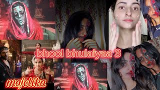 bhool bhulaiyaa 3 majolika mekup tutorial unfrezzmyaccount viralvideo movie bollywood [upl. by Earla]