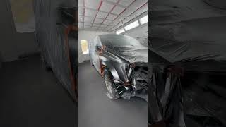 Part 25 Metallic Gray Paint Application and blending with Glasurit 100 line [upl. by Endo]