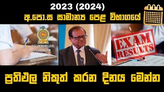 20232024 OL exam results releasing date  Ol results release date sinhala  ol exam result news [upl. by Diet532]