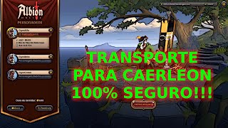 Transporte para Caerleon 100 seguro  Albion Online [upl. by Drusy209]