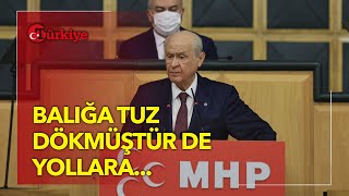 Devlet Bahçeliden İmamoğluna Tuz Göndermesi  Türkiye Gazetesi [upl. by Notse]