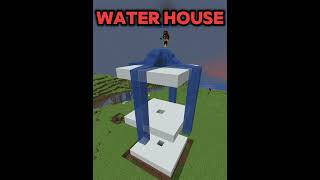 Water House minecraft gaming minecraftbuilding [upl. by Pickett]