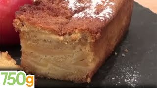 Recette de Quatrequarts aux pommes 750g [upl. by Hanikahs]