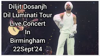 Diljit Dosanjh Dil Luminati Tour at coop live Arena Manchester  Full Show concert [upl. by Caryn]