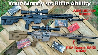 Budget vs Premium AR10 Rifles  ADM UIC10A vs PSA Super SASS [upl. by Terra960]